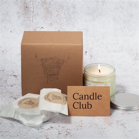 Candle Club Rolling Monthly Subscription Box Uig Candles