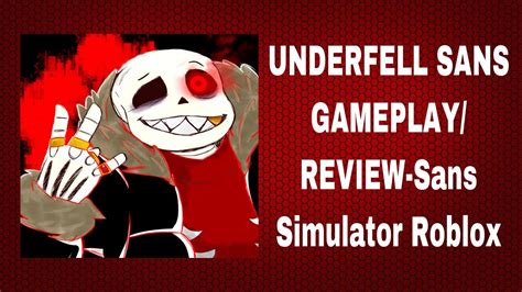 Undefell Sans Gameplayreview Sans Simulator Roblox Youtube