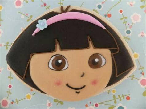 Dora Cookie Explorer Theme Dora The Explorer Character Cakes Kid