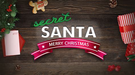 Secret Santa Merry Christmas On Behance