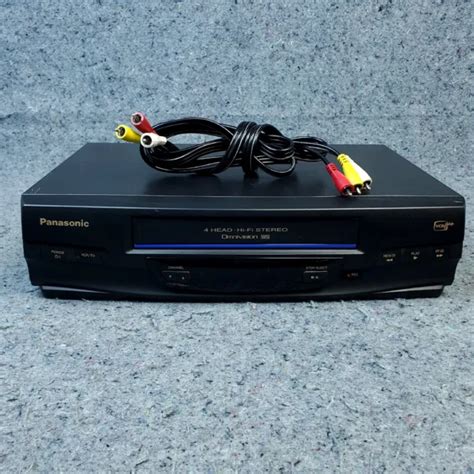 PANASONIC PV V VCR Omnivision Hi Fi VHS Tape Player Vintage Working