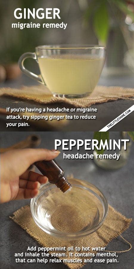 Natural Cures To Ease Your Headache The Little Shine