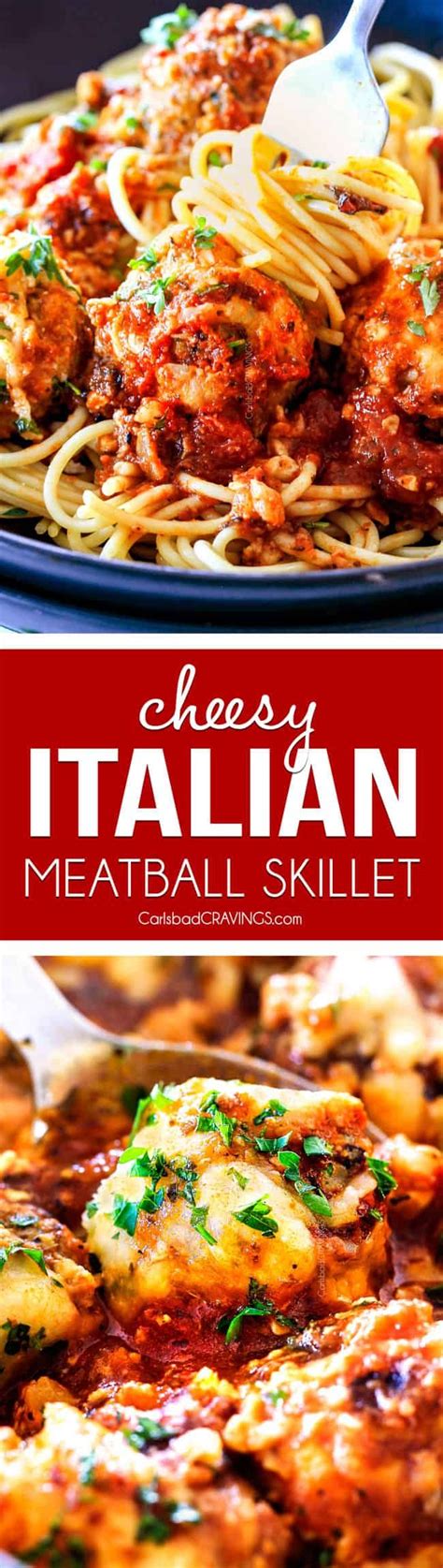 Easy Juicy Flavorful Italian Meatballs Bathed In Rich Marinara