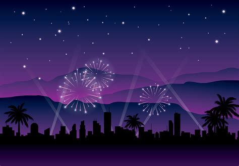 Hollywood Light Night Background Free Vector 134153 Vector Art At Vecteezy