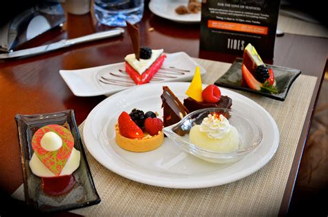 Our Dessert Plate Of Desserts At Tides Restaurant For Lunch