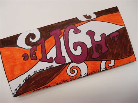A Faithful Attempt Chocolate Bar Wrapper Design