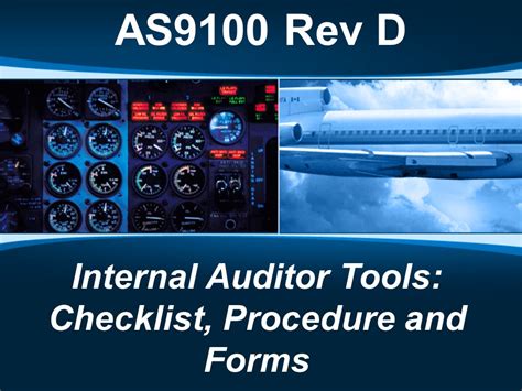 As9100d Internal Auditor Tools Checklist Procedure And Forms