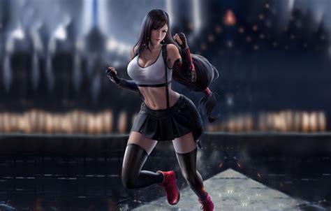 Download Wallpaper Girl Game Final Fantasy Brunette Video Game Tifa Lockhart Fantasy Girl