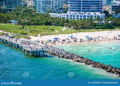 South Pointe Park And Pier At South Beach Miami Beach Aerial View