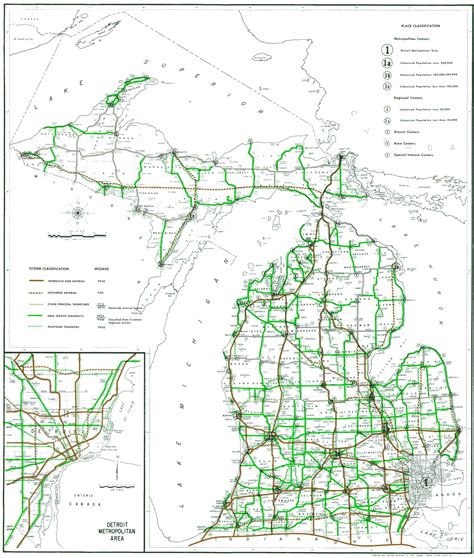 Michigan County Map With Highways Michigan County Map With Cities And