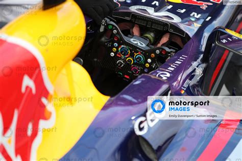 Red Bull Racing Rb9 Steering Wheel On The Grid Formula One World