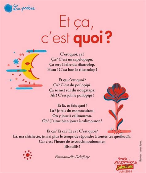 Pin By M L On French Misc French Poems Poems French School