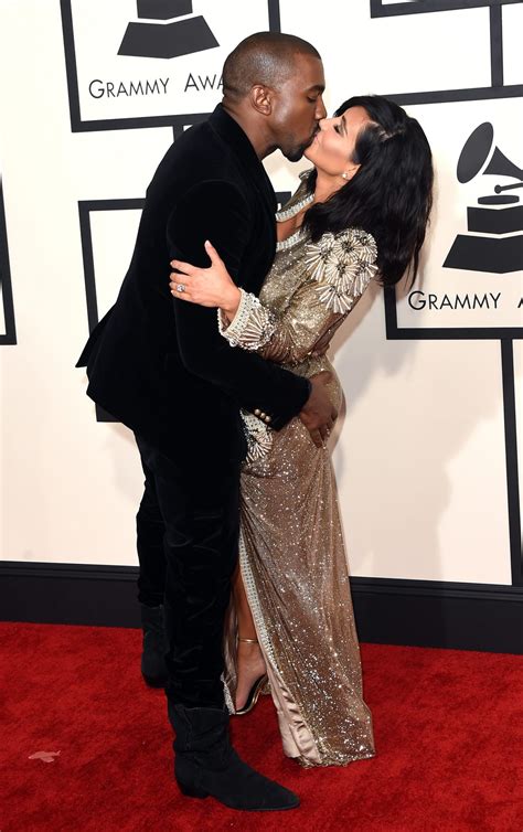 Kim Kardashian And Kanye Wests These 4 ‘red Carpet Kisses Will Always