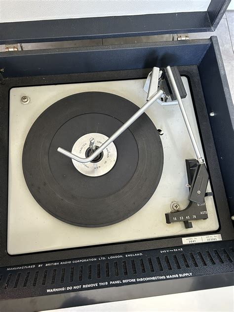 Vintage Ferguson Portable Record Player Model 3041 Bsr Turntable Ebay
