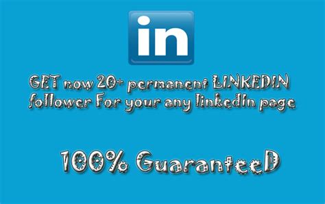 20 Real Followers For Your Linkedin Company Page In 24 Hours For 5
