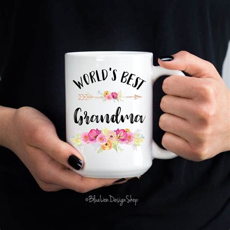 Worlds Best Grandma Mug Grandma Mug Worlds Best Etsy