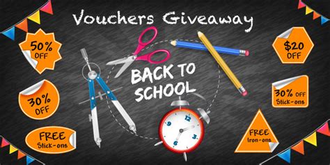 2019 Back To School Vouchers Giveaway