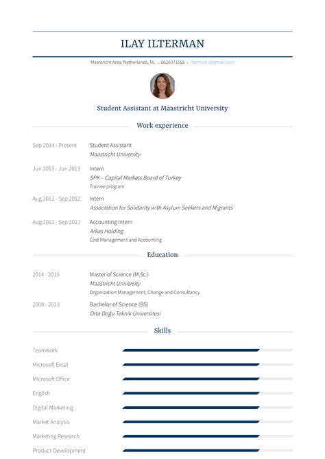 A students library assistant helps head librarian in daily library routine and execution of general office duties. Student Assistant - Resume Samples and Templates | VisualCV