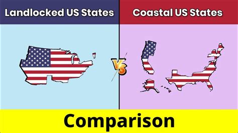 Landlocked United States Vs Coastal United States Coastal Usa Vs