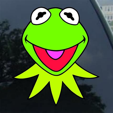 Kermit The Frog Vinyl Decal Sticker Etsy