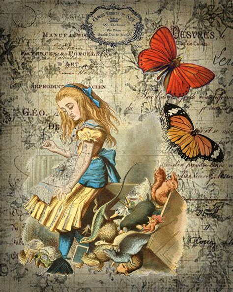 Vintage Alice In Wonderland Art