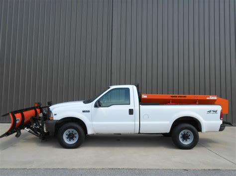 Monroe Snow Plow Truck Pickup V Box Salt Spreader 47k Miles 4x4 F250