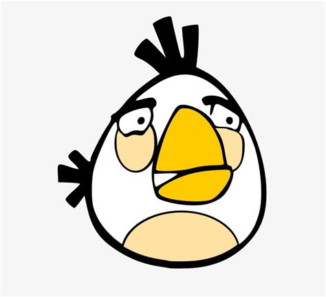 Angry Bird White Angry Birds Characters White 600x751 Png Download
