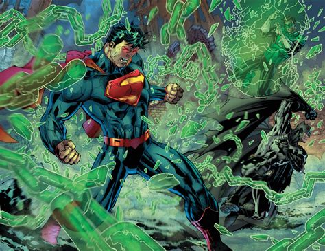 Artwork Superman Batman And Green Lantern By Jim Lee Justice League