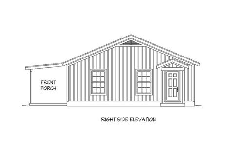 Plan 68442vr Rustic Two Bedroom Ranch House Plan Ranch House Plans