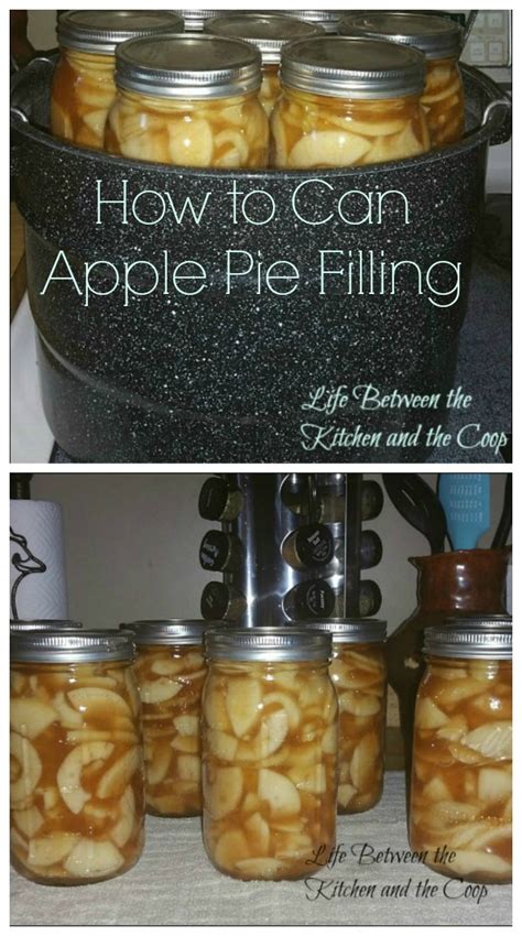 One of my favorite fall canning recipes! How to Can Apple Pie Filling