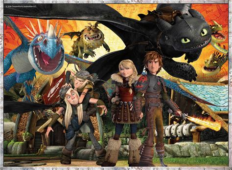 Challenge yourself with this traveling by train jigsaw puzzle for free. New! 10918 Ravensburger How to Train Your Dragon XXL100 ...