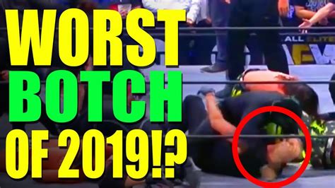 wwe wrestlers believe this was the worst wrestling blooper of 2019 youtube