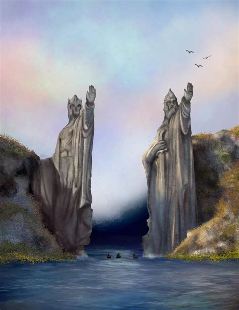 The Glory Of Argonath By Gramtheginger On Deviantart