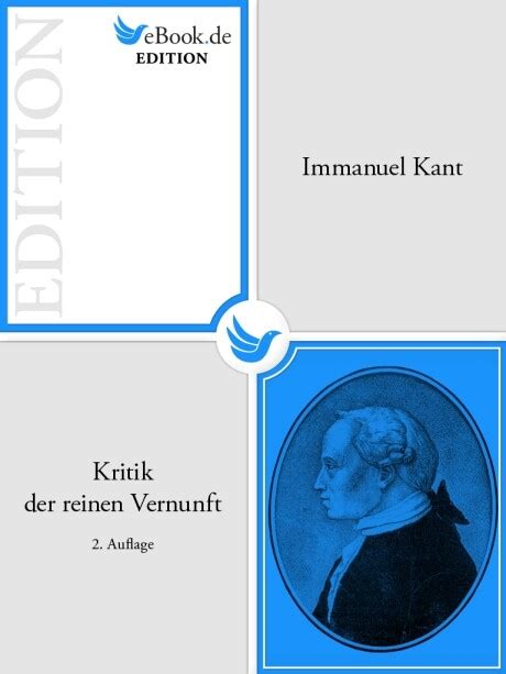 Immanuel Kant Kritik Der Reinen Vernunft 2 Auflage Ebook Bei