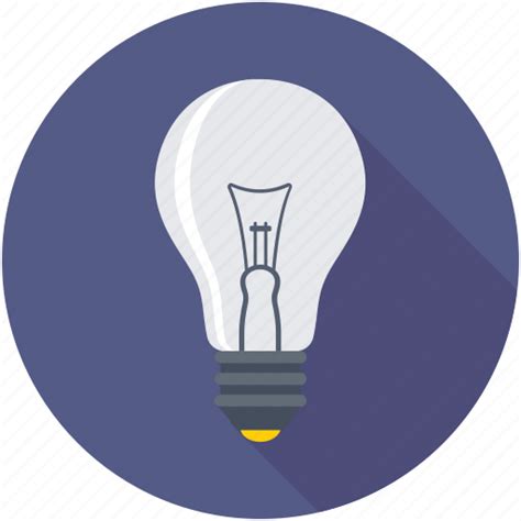Bulb Idea Incandescent Lamp Light Bulb Icon Download On Iconfinder