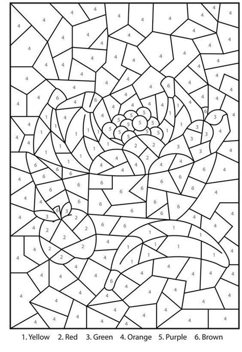 Adult Color By Numbers Best Coloring Pages For Kids