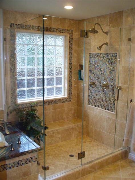 First and foremost, make sure your window is located outside the range of your showerhead's spray. picture frame glass block window