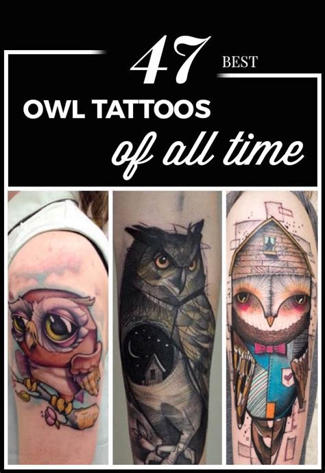 47 Best Owl Tattoos Of All Time Tattooblend