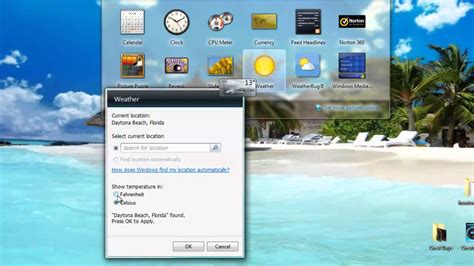 Howto Add Gadgets To Desktop On Windows 7 Youtube