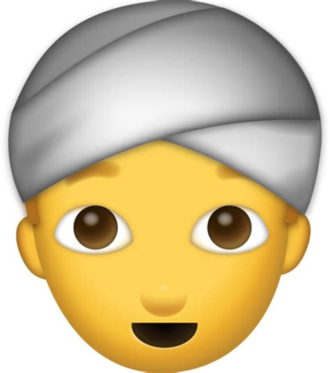 Man With Turban Emoji Free Download Iphone Emojis