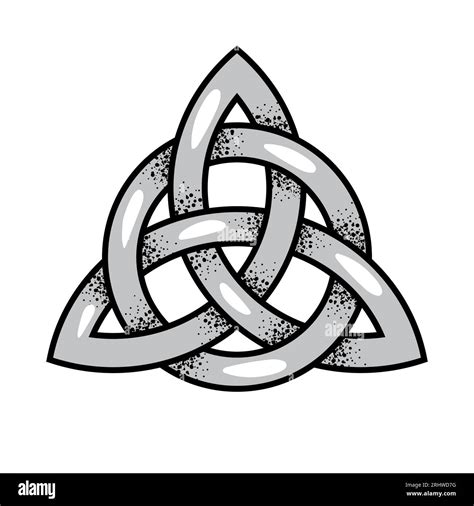 Celtic Trinity Knot Triquetra Vector Infinity Symbol Stock Vector