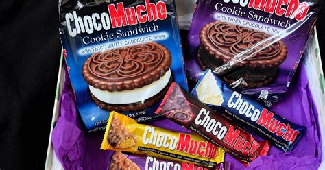 Rebisco Choco Mucho Cookie Sandwich With Chocolate And White Chocolate