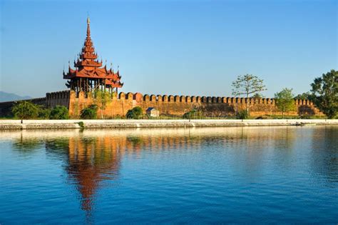 Mandalay Fort Myanmar Stock Photo Image Of Paya Burma 12219374