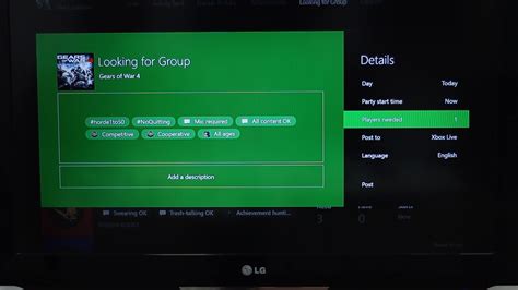 How To Use Looking For Group Feature On Xbox One Youtube