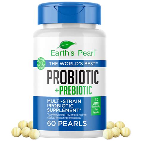 Buy Earths Pearl Prebiotics And Probiotics For Women And Men Gut