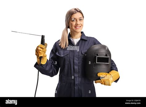 Female Welder Hi Res Stock Photography And Images Alamy