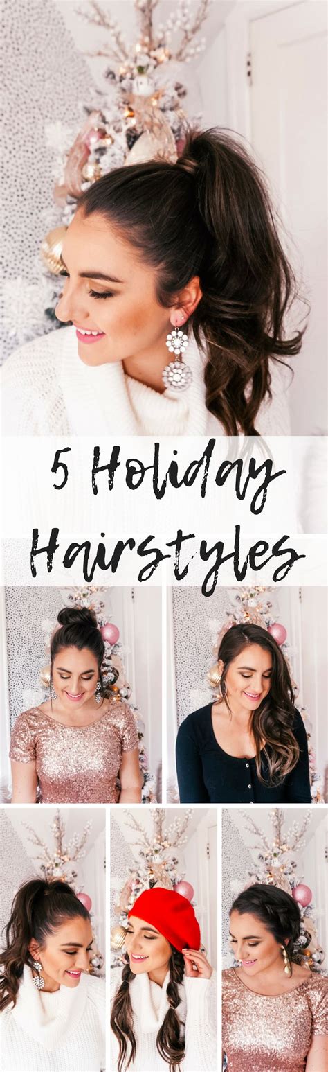 Best Holiday Hair Ideas Holiday Hairstyles Hair Styles Holiday