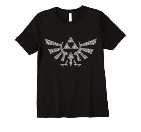 Perfect Nintendo Zelda Hyrule Crest Elemental Triforce Logo T Shirts