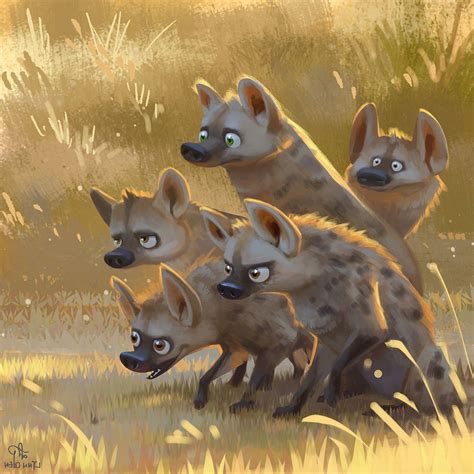 Illustration about cute cartoon toco toucan drawing. ArtStation - Hyena Gang, Lynn Chen | Animal drawings, Animal illustration, Hyena