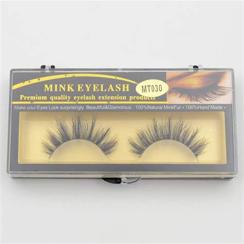 1 Pair Handmade Eyelashes 100 Real Horse Hair Natural Messy False